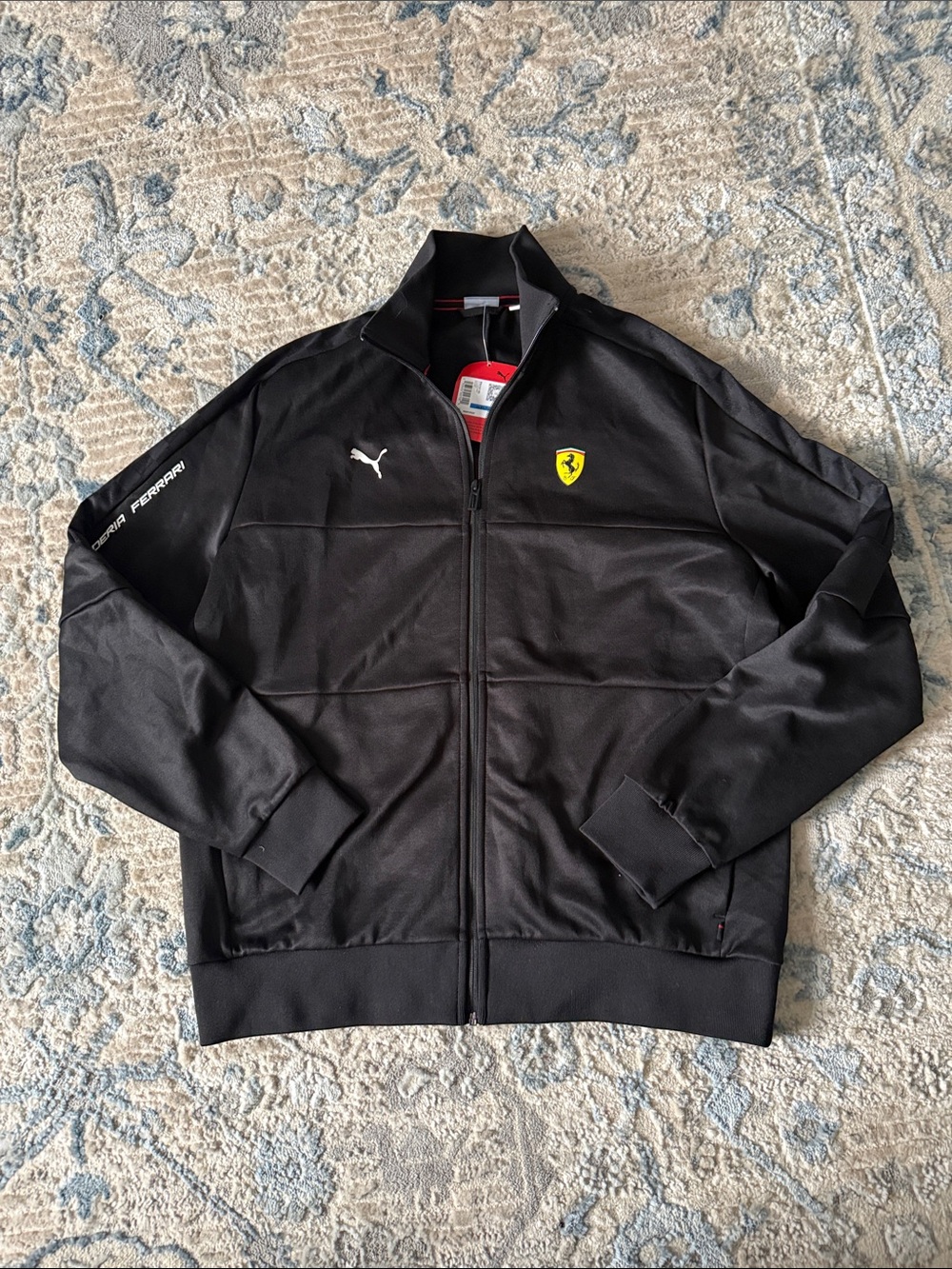 Puma Black Ferrari Shield Track Jacket